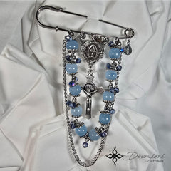 Mary Our Queen Brooch / Decennary - Choose your Style