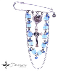 Mary Our Queen Brooch / Decennary - Choose your Style