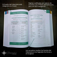 Catecismo de la Iglesia Católica Edición de Estudio en ESPAÑOL - Portada en Pasta Blanda (Paperback)