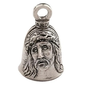 Jesus, Coroa de Espinhos e Cruz (Ecce Homo) - Chaveiro 100% Estanho Bell Fabricado nos EUA