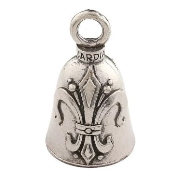 Fleur de Lis - 100% Pewter Bell Keychain Made in USA