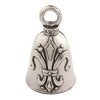 Fleur-de-Lis (Símbolo da Virgem Maria) - Chaveiro 100% Estanho Bell Fabricado nos EUA