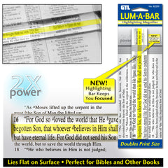 Lupa Portátil para Biblias (y otros Libros) Lum-A-Bar