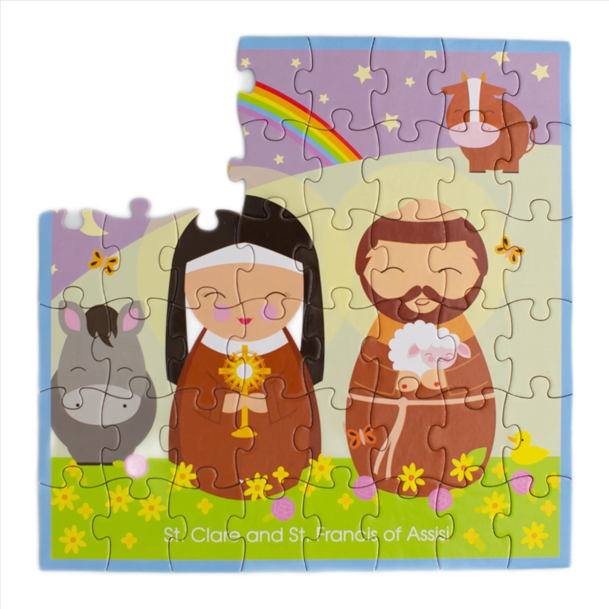 Saint Francis of Assisi & Saint Clare - Mini-Puzzle