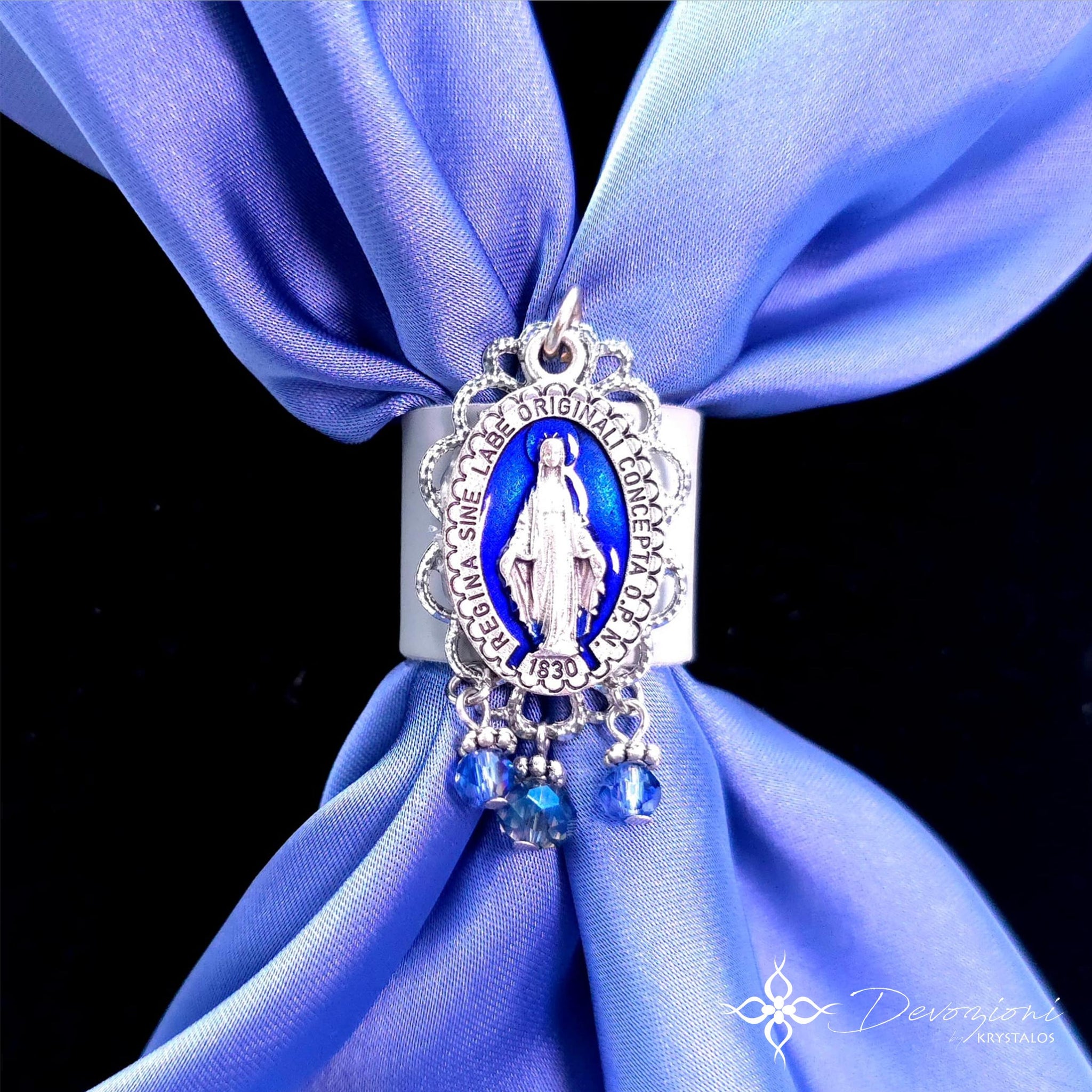 Devotional Scarf Ring - Miraculous Medal