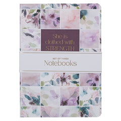 3-Notebook Sets with Bible Verses - Choose your Design