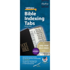 Bible Indexing Tabs for Bibles in LARGE PRINT (English)