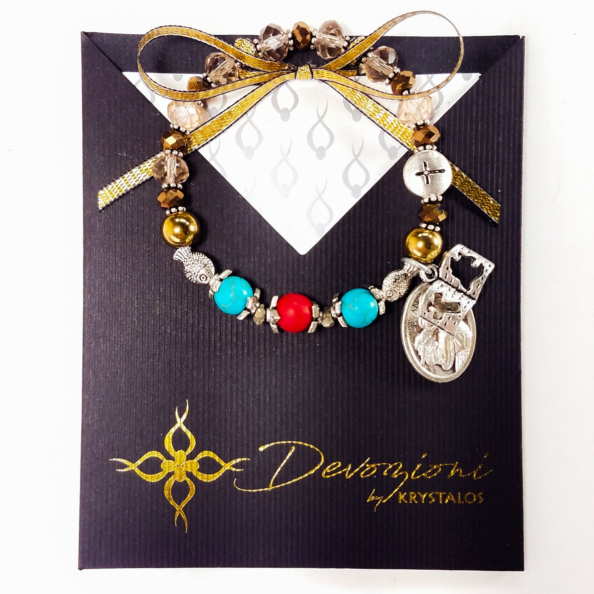 Saint Anthony of Padua DEVOZIONI Rosary Bracelet1