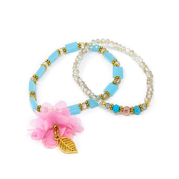 Flower Angel Bracelet (Blue / Pink)