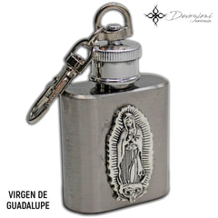1 OZ Stainless Steel Bottle for Sacramentals (Holy Water, Holy Oils, etc.) - Choose your Devotion