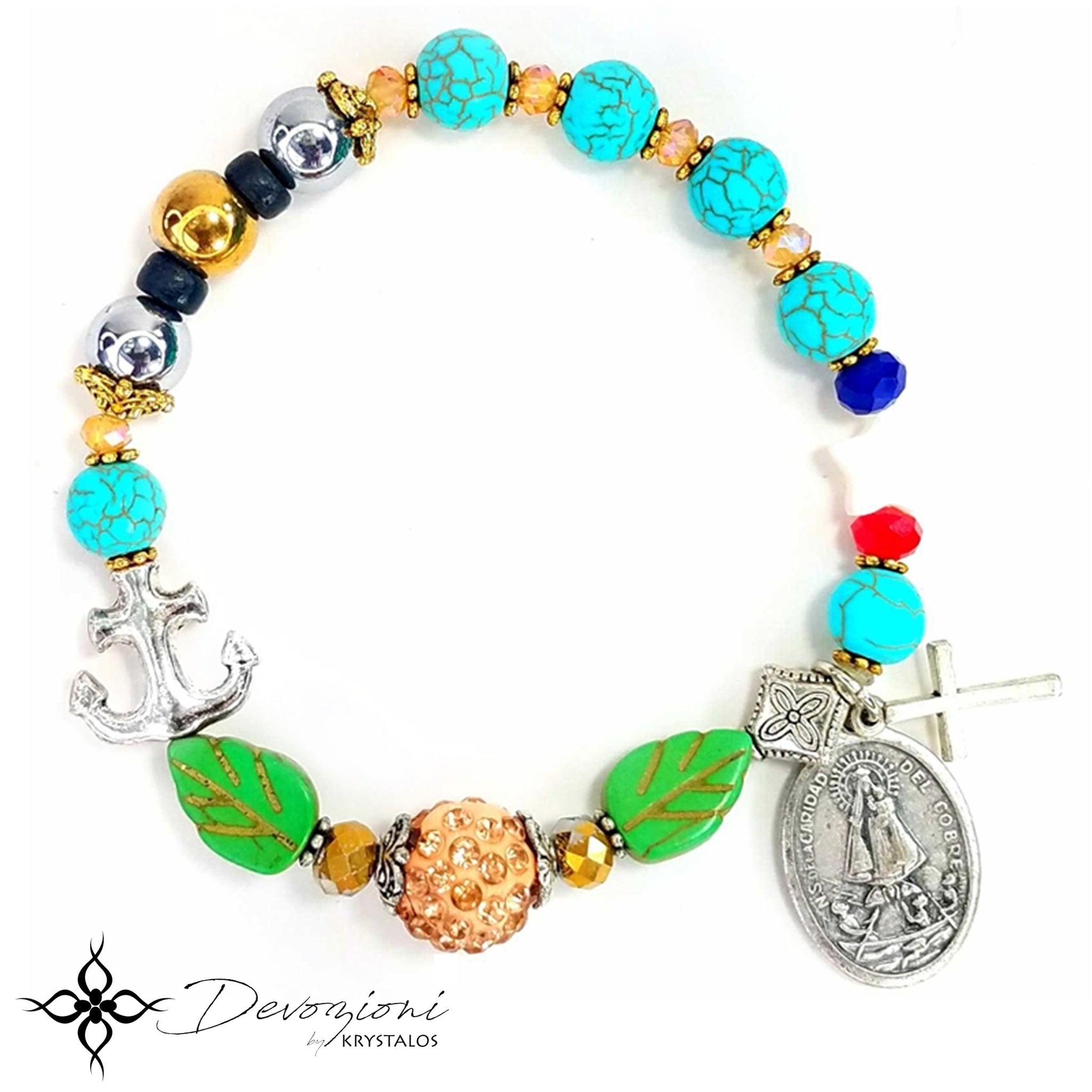 Virgin of Charity of El Cobre "Cachita" - DEVOZIONI Rosary Bracelet