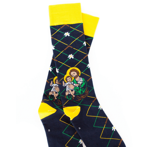 Saint Joseph and the Child Jesus - Unisex Adult & Children's Socks