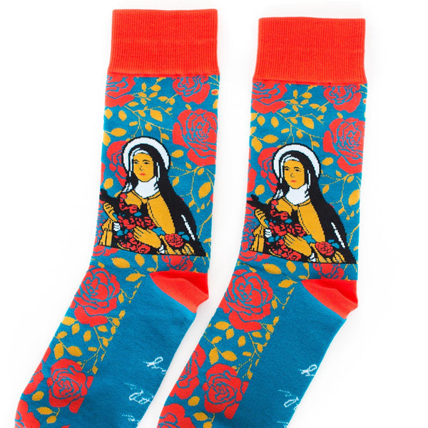 Saint Therese of Lisieux - Unisex Adult Socks