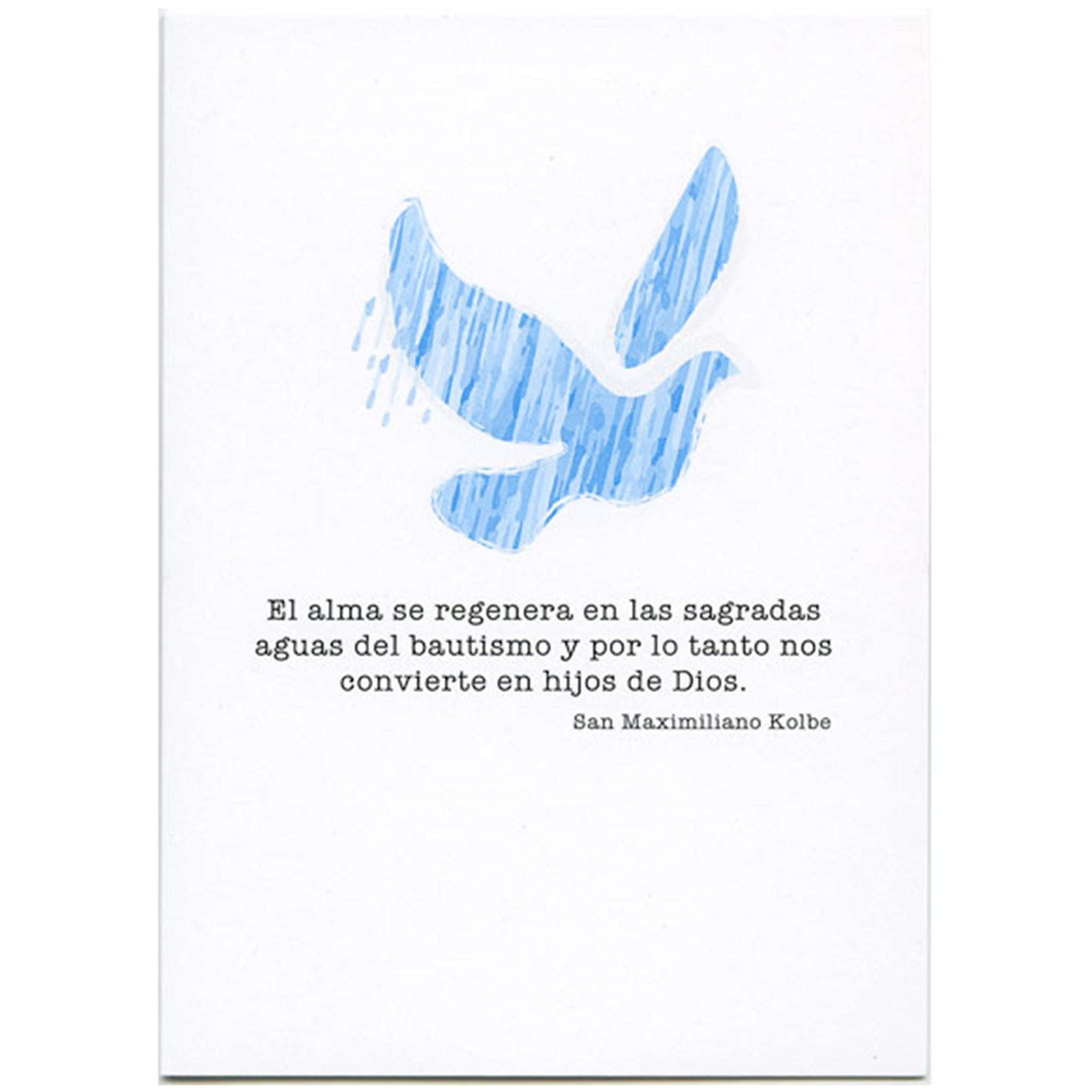 Baptism - Devotional Greeting Card (IN SPANISH)